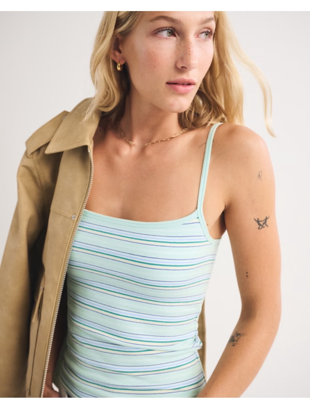 Abercrombie bra free 90s cami NWT